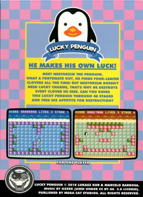 Lucky Penguin (World) (Aftermarket) (Unl) box cover back